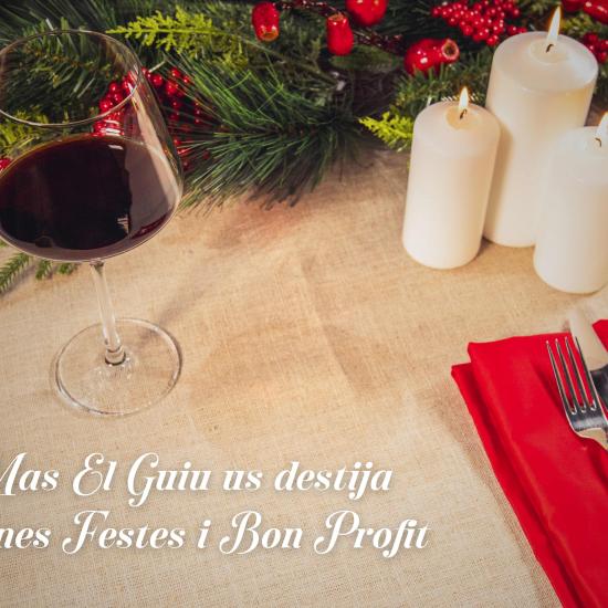 MAS EL GUIU ALIMENTS US DESITJA BONES FESTES I BON PROFIT!!!